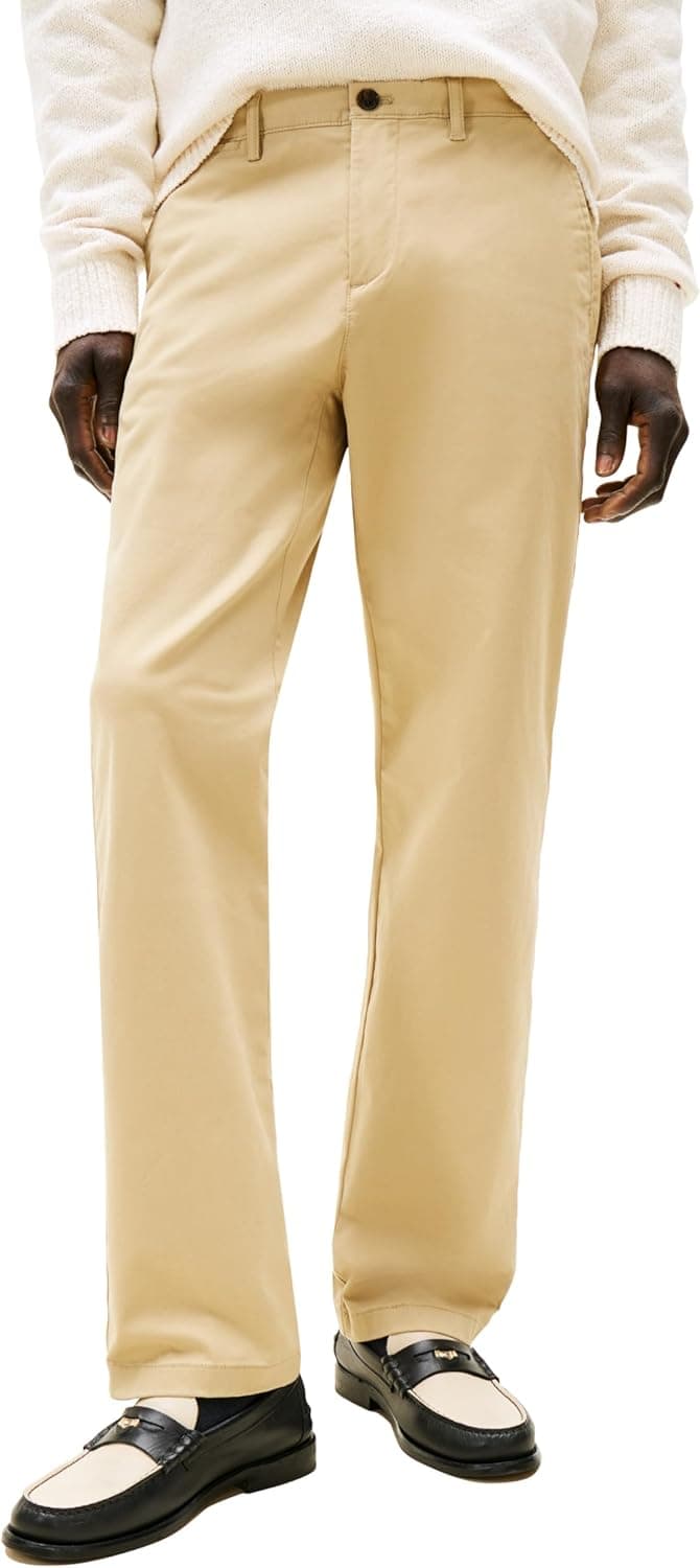 Tommy Hilfiger Men's Chino Pants Custom Fit, Mallet 34x32
