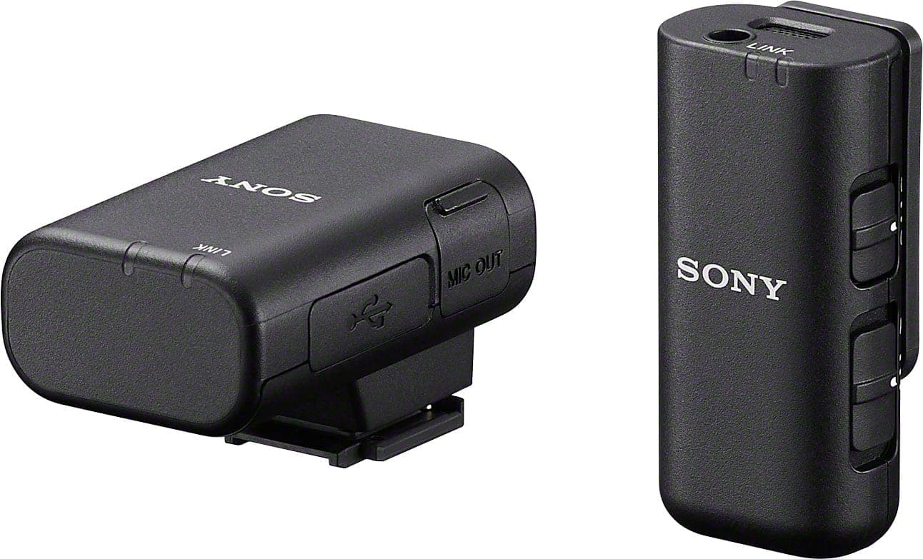 Sony - ECMW3S Single-channel Wireless Omnidirectional Microphone - Black
