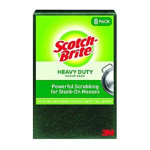 Scotch-Brite Heavy Duty Scour Pads: 8-Pack for $4.90 with Subscription