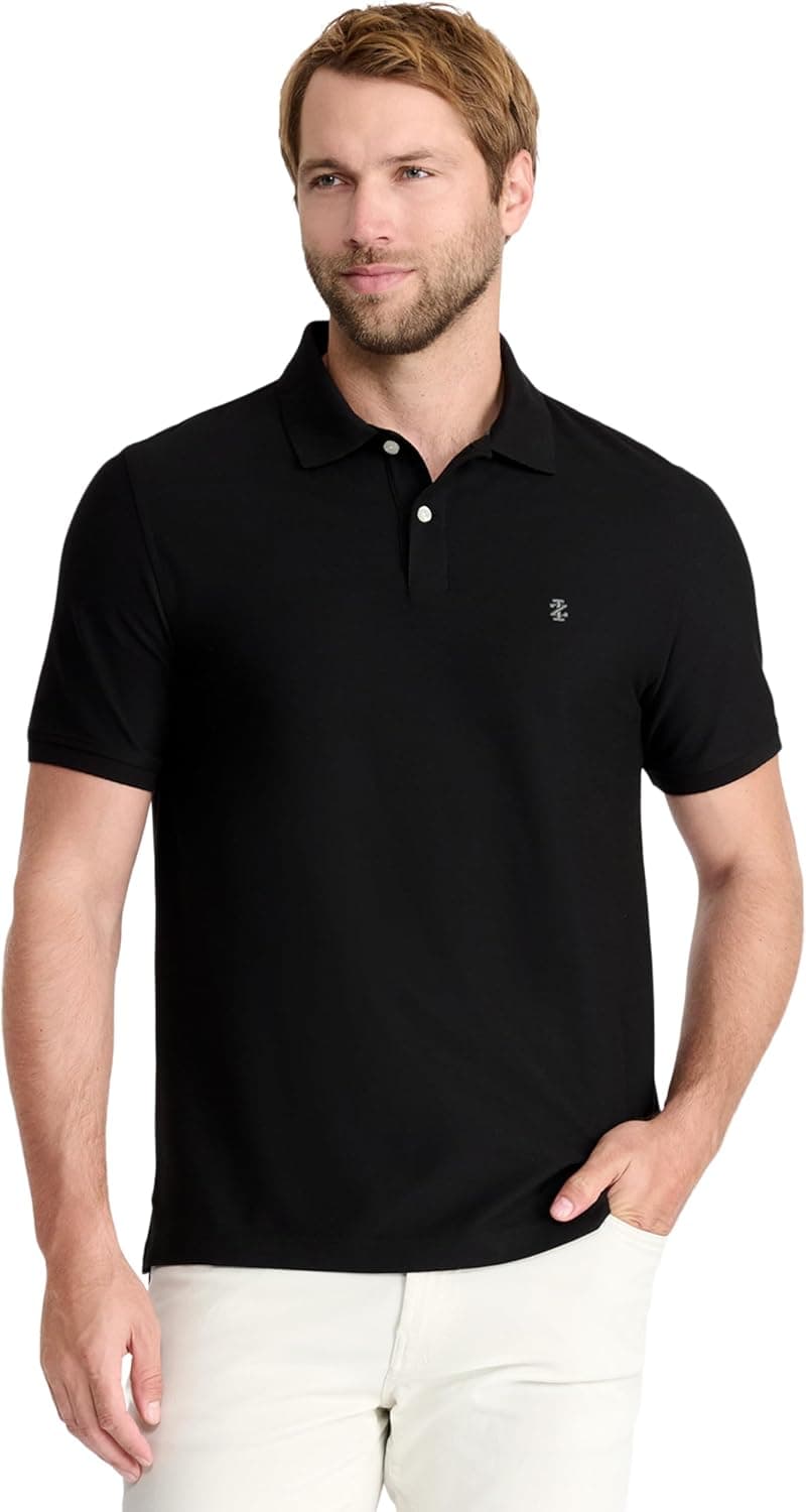 IZOD Men's Polo Shirt - Save Over 60% on Black XXL
