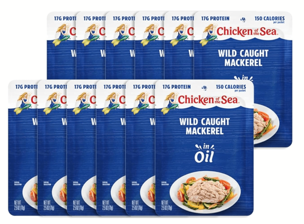 Save 42% on Chicken of the Sea Wild Caught Mackerel (12 x 2.5oz)