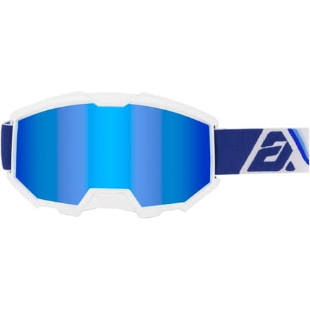 Protect Your Eyes in Style with Blue/White Goggles