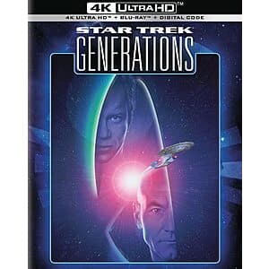 Star Trek VII: Generations (4K UHD + Blu-ray + Digital) at $11.55