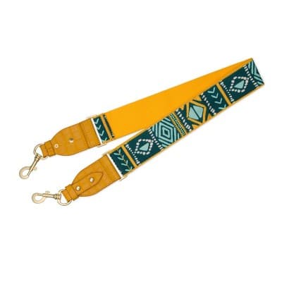 WNDR LN Adjustable Printed Travel Bag Strap - Diamond: Abstract Pattern Clip-On Accessory
