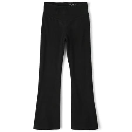 The Children's Place Girls Active Cozy Sueded Rib Flare Leggings, Sizes XS-XXL