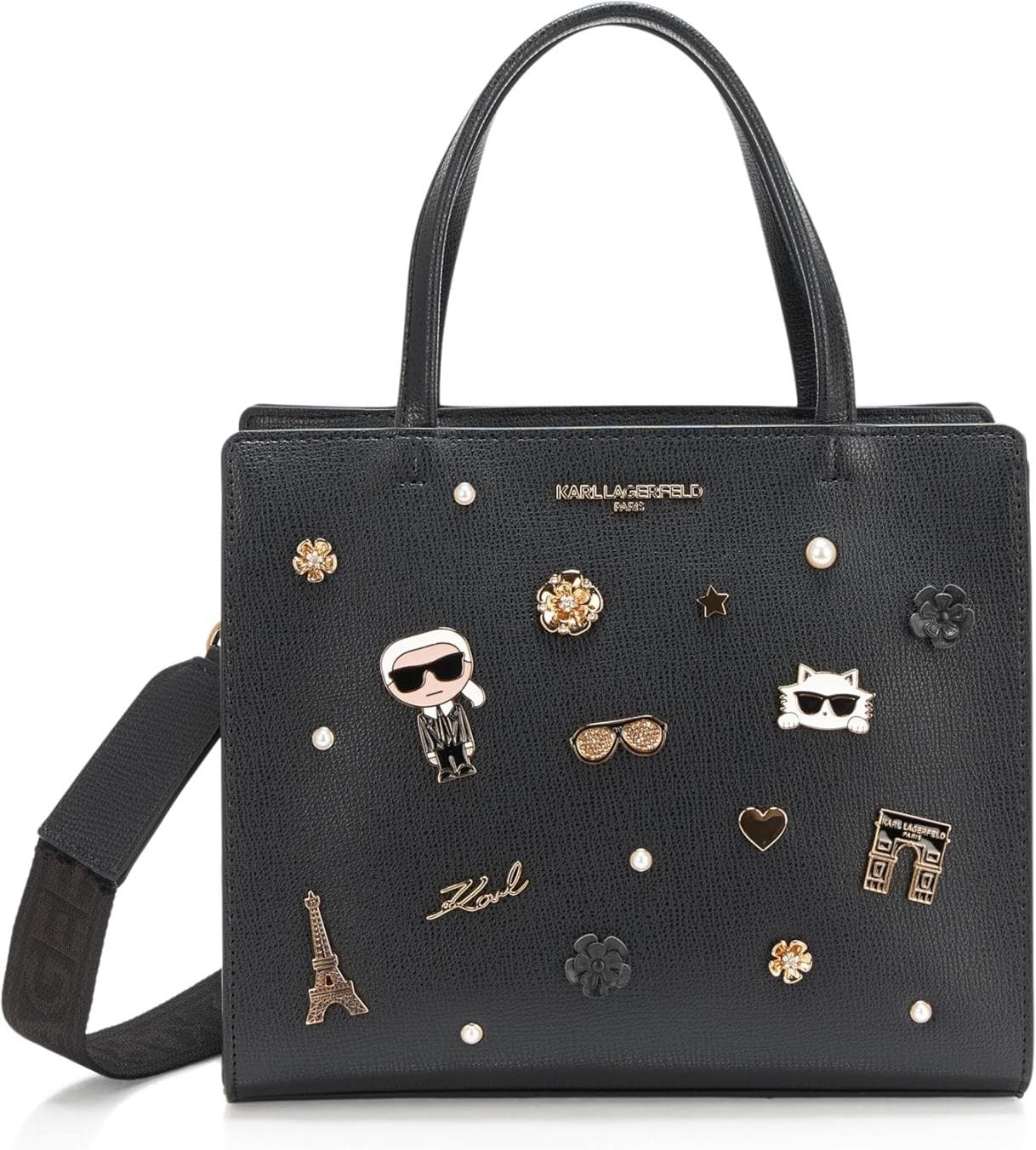 KARL LAGERFELD Women's Maybelle Pins Satchel