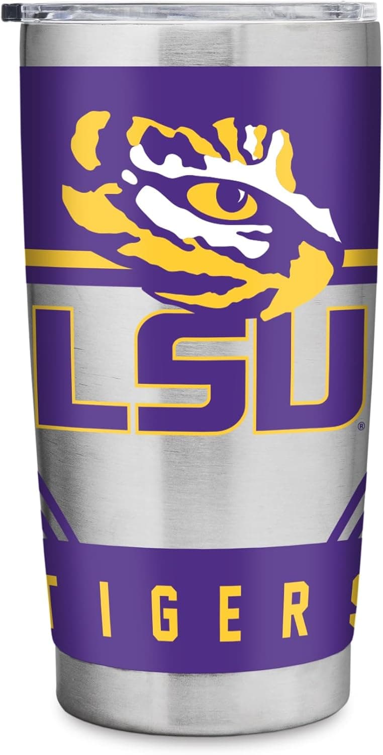 Rico Industries NCAA LSU Tigers Stainless Steel Tumbler