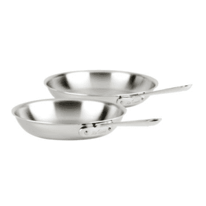 All-Clad Stainless Steel Fry Pan Set: 2-Piece for Costco Members