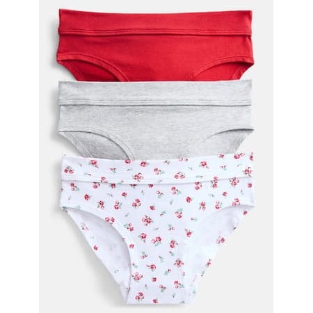 Weekend Academy Girls 3Pk Brief, Sizes XS to XXL