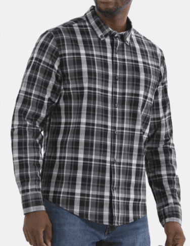 George Men's Poplin Shirt w/ Long Sleeves Walmart