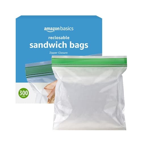 Amazon Basics Sandwich Bags, 43% Discount