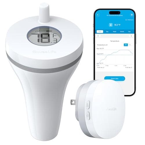 50% Off Govee Smart WiFi Pool Thermometer with Gateway & Sensor