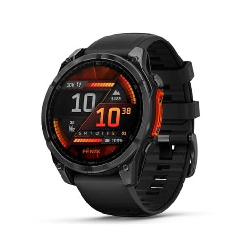 Garmin fēnix 8 47mm AMOLED Multisport GPS Smartwatch Amazon