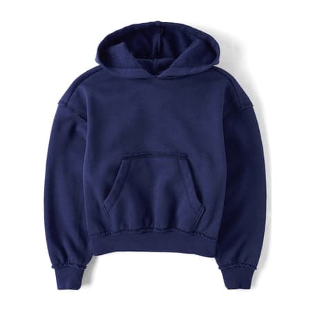 The Children's Place Girls Oversized Puff Print Bow Pullover Fleece Hoodie, Sizes XS-XXL