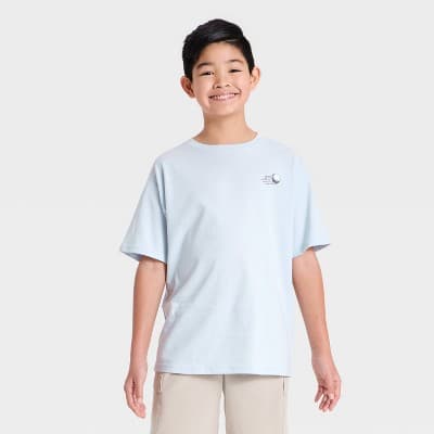 Boys' Active Cotton T-Shirt - All In Motion™ Blue XXL