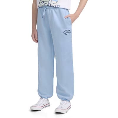 Converse® Girls' Fleece Joggers Pants - Light Blue M