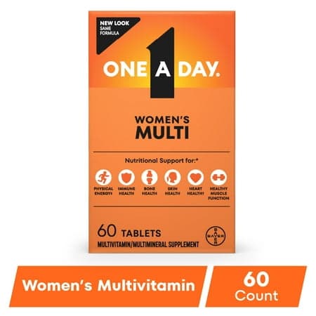 One A Day Multivitamin for Women with Biotin, & Skin Health Support, 60 Count