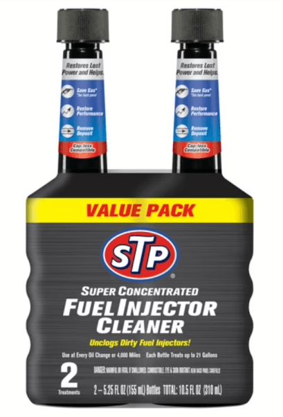 2-Pack 5.25oz STP Super Concentrated Fuel Injector Cleaner + $1.25 Walmart Cash Walmart