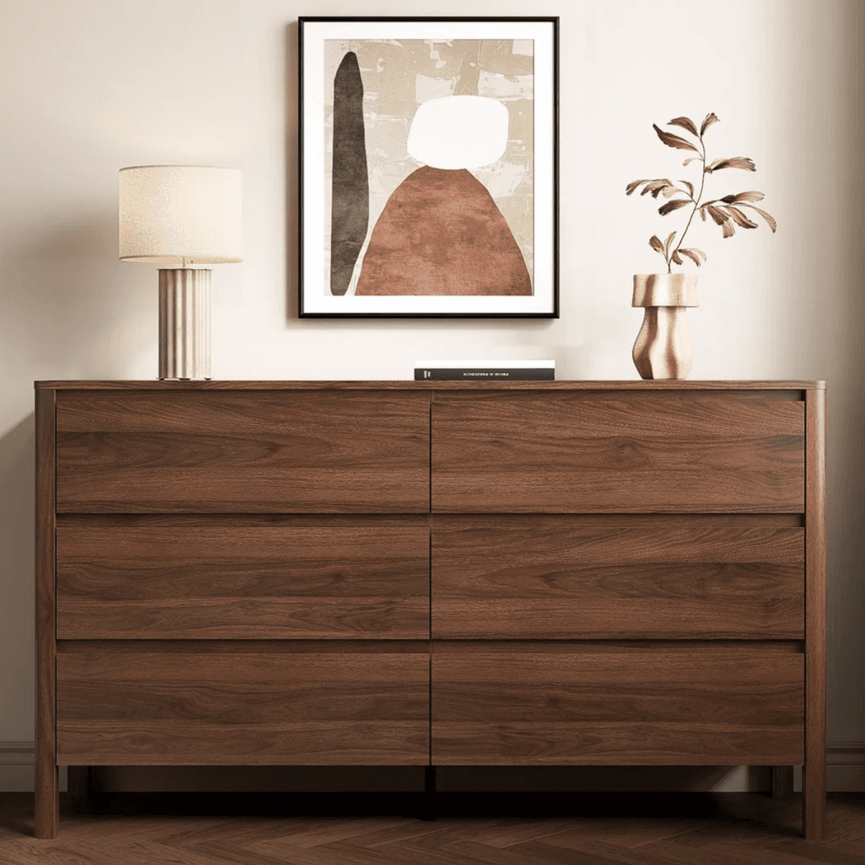 Spacious 6-Drawer Dresser from Mercer 41 for $204 + Free Shipping
