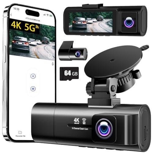Dual 4K Dash Cam with 50% Off on Amazon