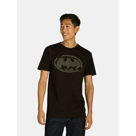 Batman Men's & Big Men's Logo Graphic Tee Shirt, Sizes S-3XL