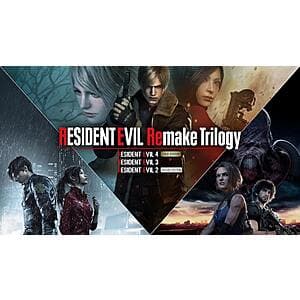 Resident Evil Remake Trilogy - $29.70 on PS4/PS5