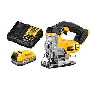 DeWALT 20V Cordless Jigsaw Kit with Battery and Charger