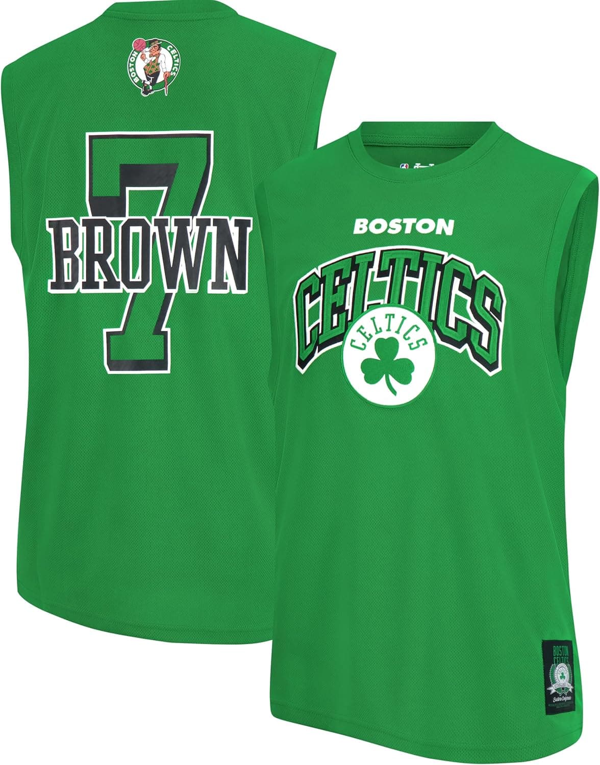 Celtics Sleeveless Mesh Tank Top: Jaylen Brown's Official NBA Gear