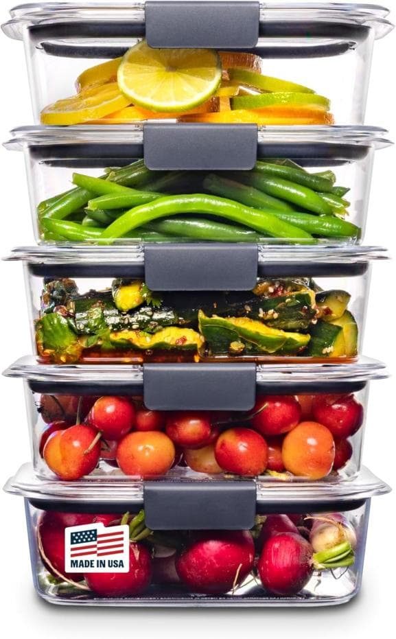 Save 35% on Rubbermaid Brilliance 3.2-Cup Food Storage Containers