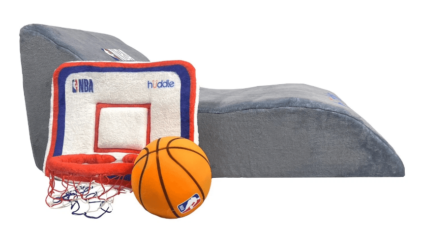 NBA 2-in-1 Basketball Sofa with Removable Hoop and Foam