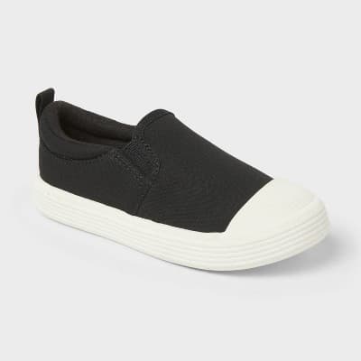 Toddler Morgan Slip-On Sneakers - Cat & Jack™ Black 4T