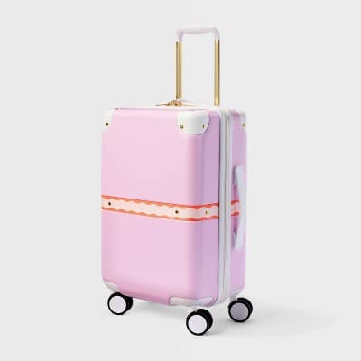 Hardside Spinner Trunk Carry On Suitcase Soft Pink - Roller Rabbit x Target