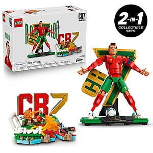 Massive 1,344-Pc LEGO Cristiano Ronaldo Collector's Set for $45