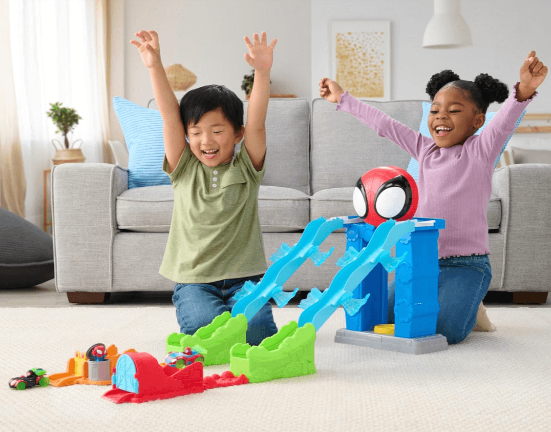 Spidey's Mega Jump HQ Track: Marvel Superhero Adventure on Amazon