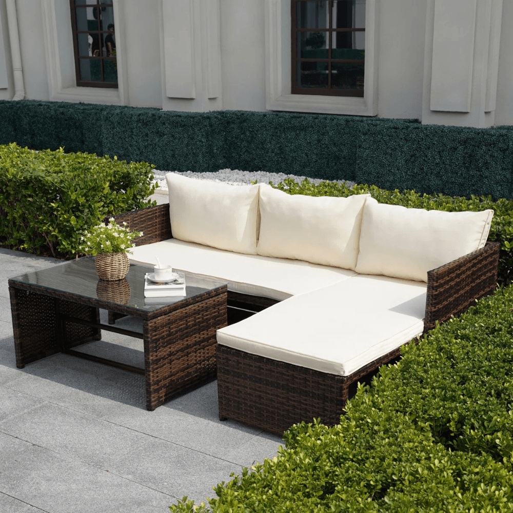 3-Piece Patio Conversation Set for $220