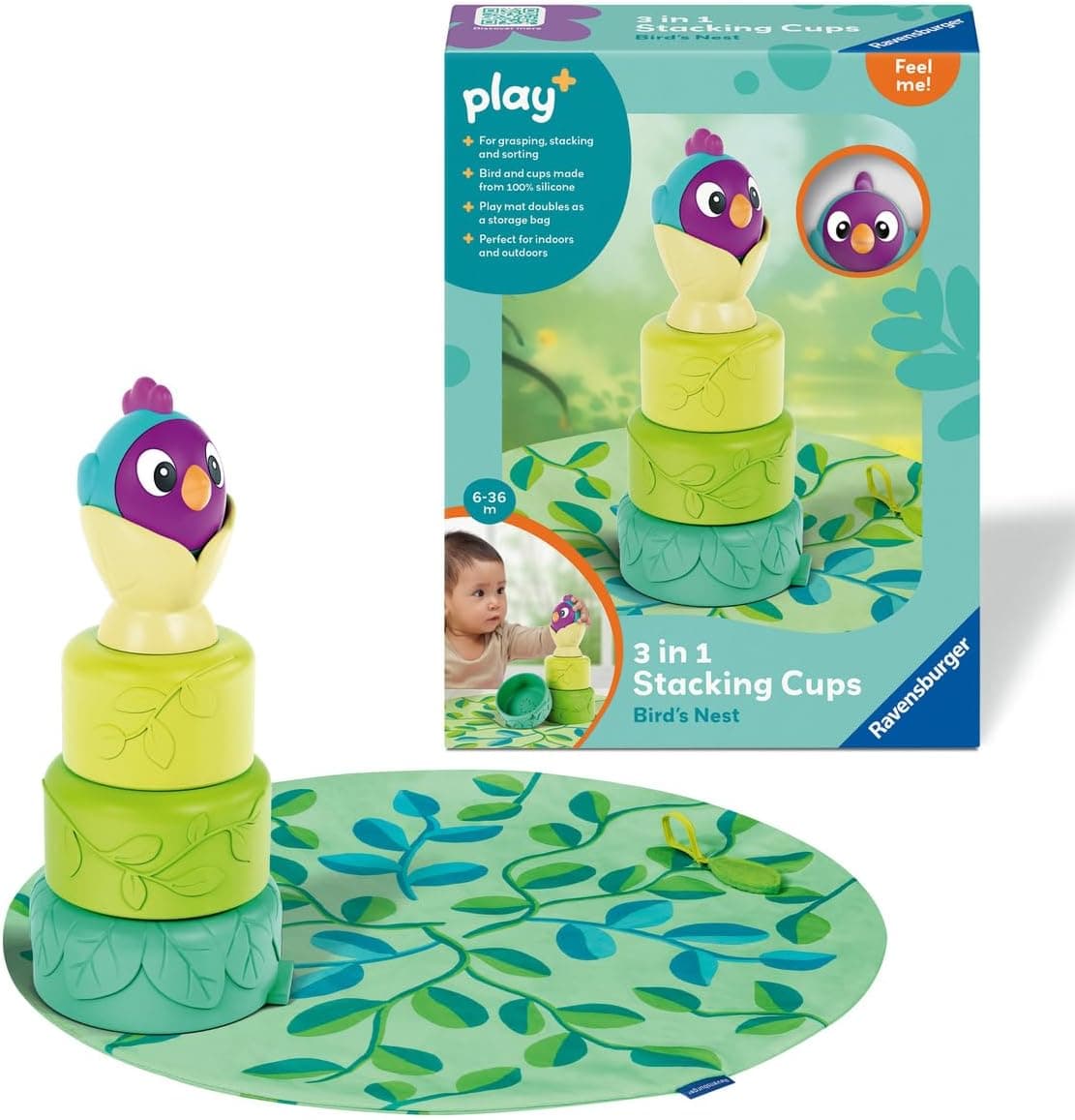 Ravensburger's 3-in-1 Stacking Cups: Sensory Exploration Made Fun