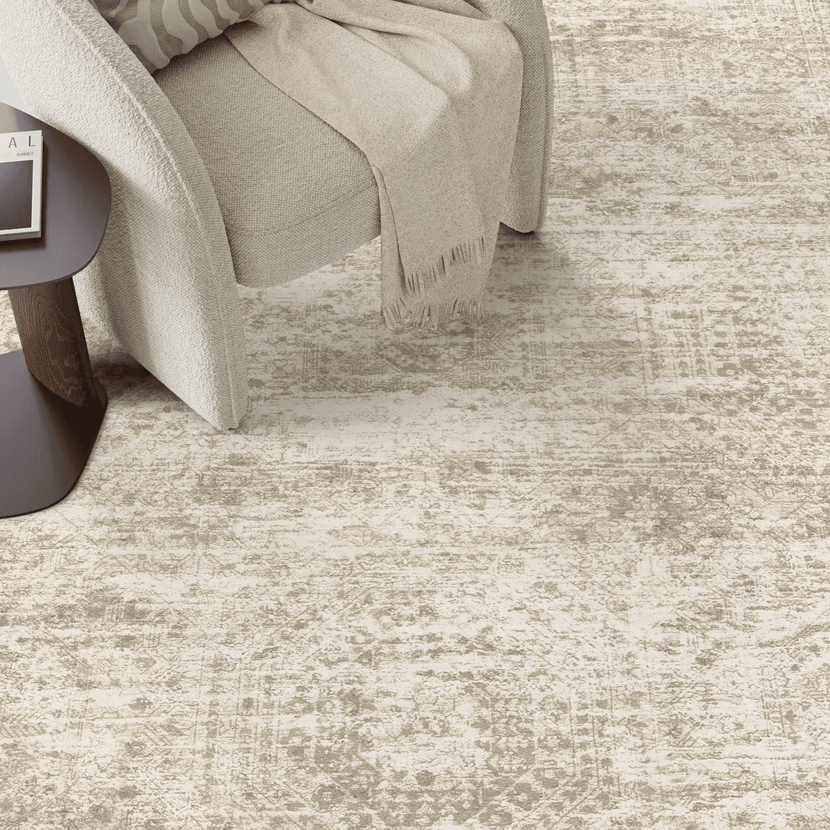 Cozy Up with 54% Off 5' x 7' Washable Rug