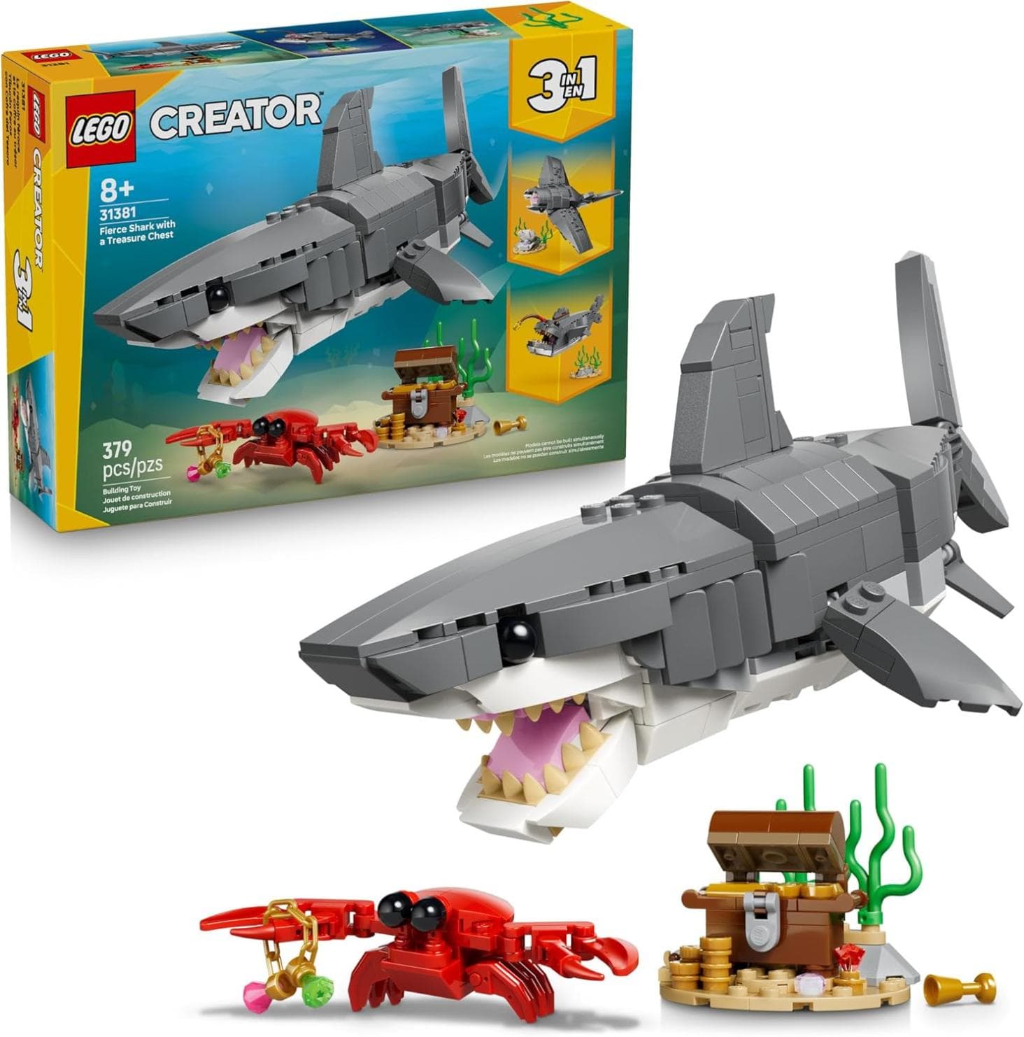 LEGO Creator Fierce Shark with Treasure Chest