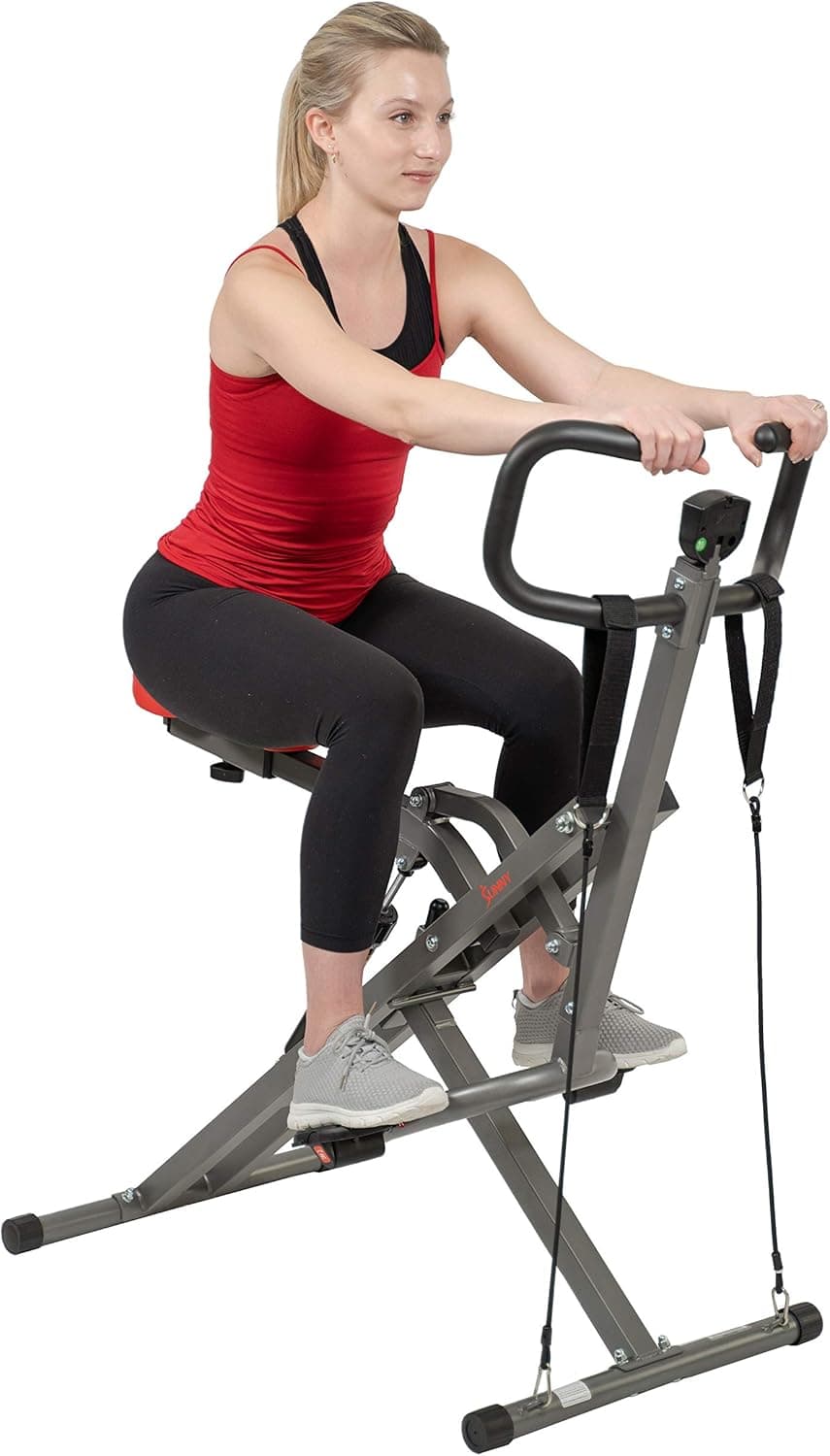 Sunny Health & Fitness Foldable Rowing Machine with 12 Resistance Levels