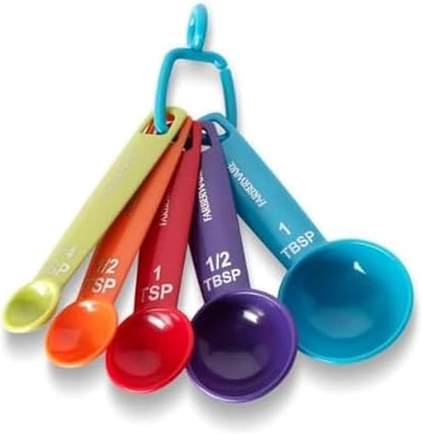 Farberware 5-Piece Measuring Spoon Set - Perfect for Wet & Dry