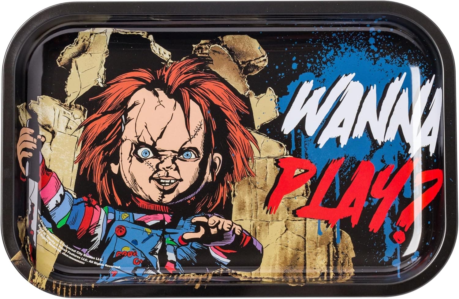 Silver Buffalo Chucky Tin Tray - 29% Off on Amazon