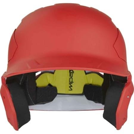 Rawlings Mach Carbon One-Tone Matte Alpha-Sized Helmet | Scarlet | XL