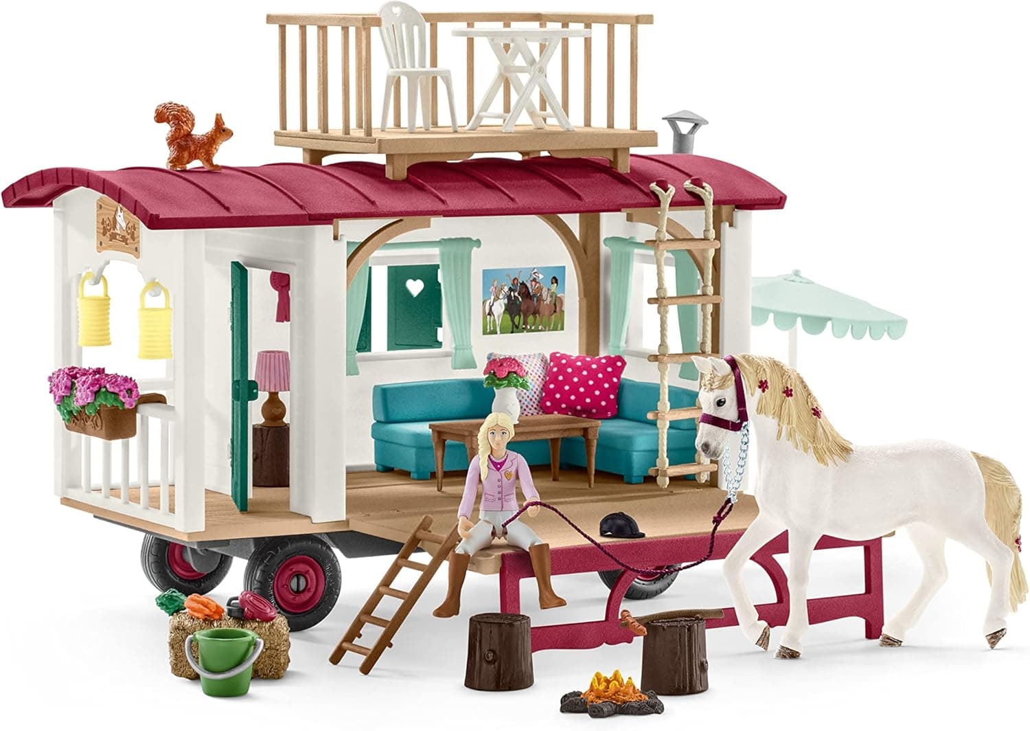 Schleich Horse Club Playset with Camper and Accessories