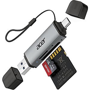 Acer USB-C & SD Card Adapter for Prime Members - $8.10 and Up