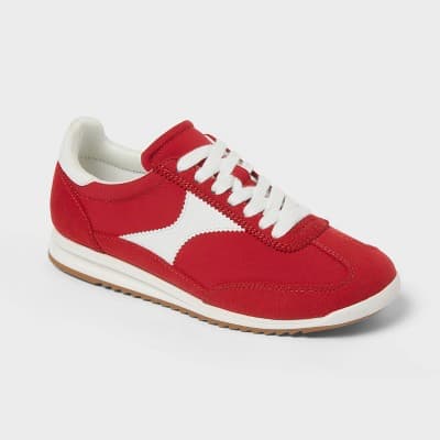 Women’s Skyler Sneakers with Memory Foam Insole - Universal Thread™ Red 6.5