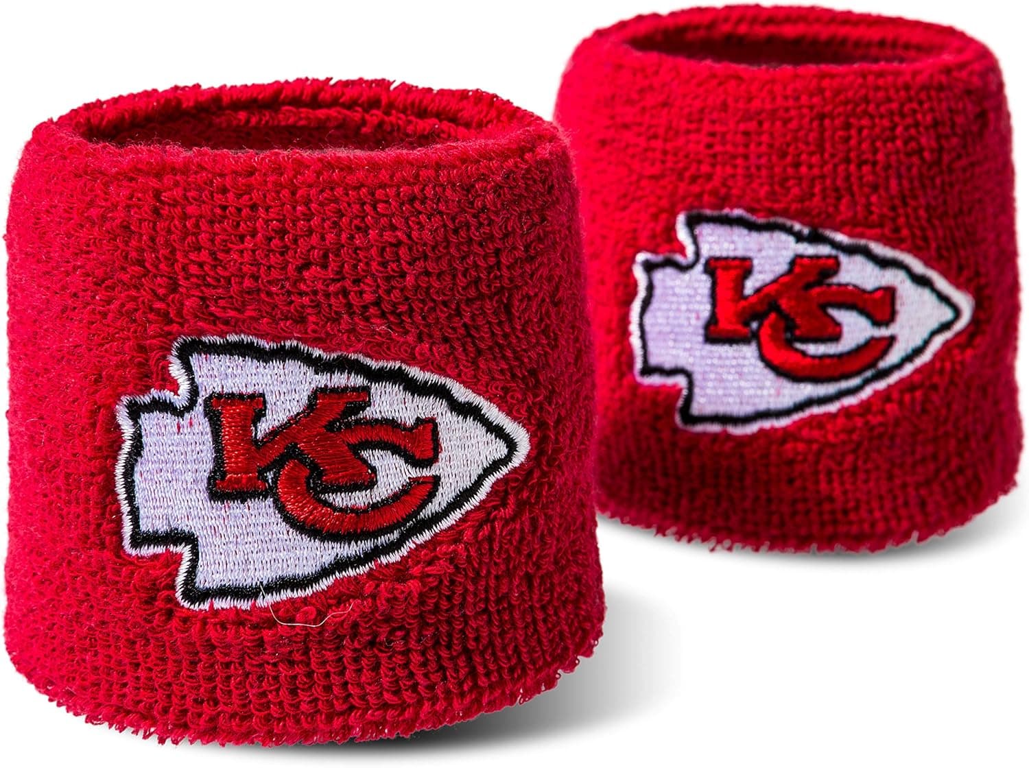 Elevate Your Game: NFL Kansas City Chiefs Embroidered Wristbands