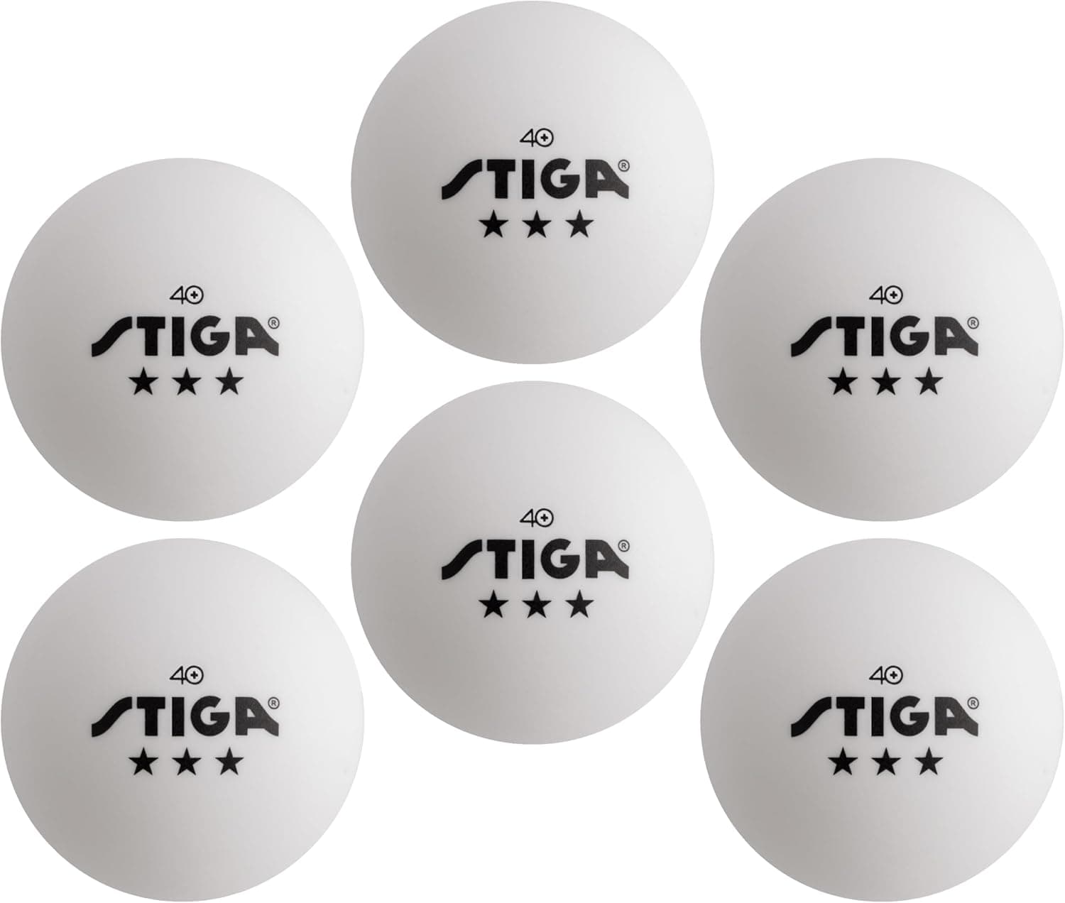 Tournament-Quality Ping Pong Balls - 6 Pack (White)
