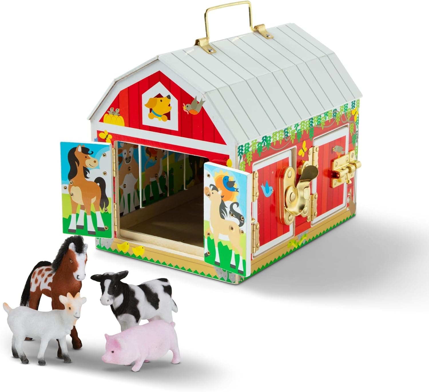 Unlock Farm Fun with Melissa & Doug Latches Barn Toy