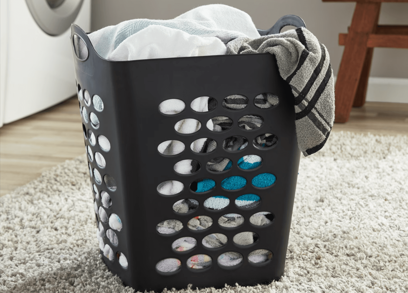 Mainstays Flex Square Laundry Hamper Walmart