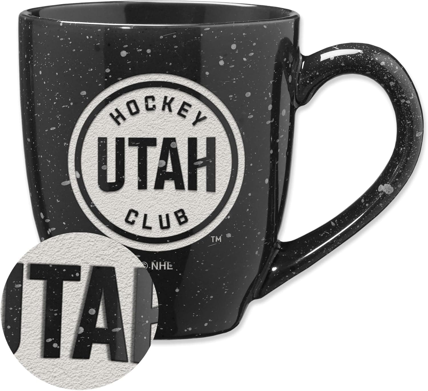 Personalized NHL Hockey Mug - Speckled Ceramic Coffee Cup